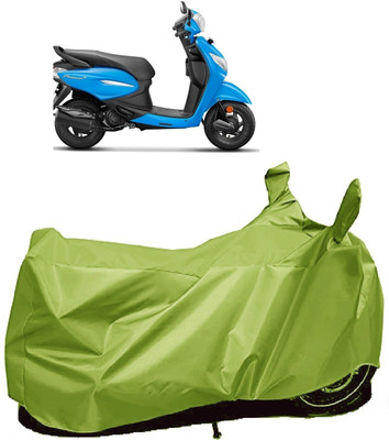 AutoFave Two Wheeler Cover for Hero(Pleasure+ 110, Green)