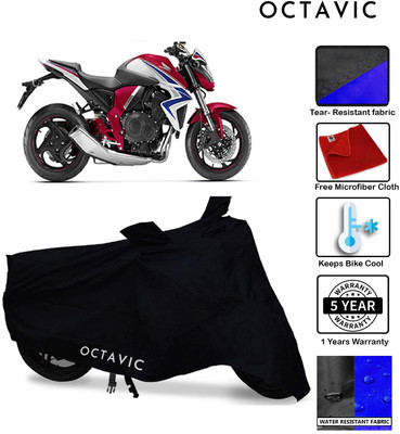 AUTOCAD Waterproof Two Wheeler Cover for Honda(CB 1000R, Black)