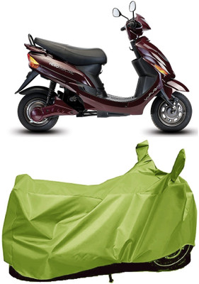 AutoFave Two Wheeler Cover for Hero Electric(Electric Wave Dx, Green)