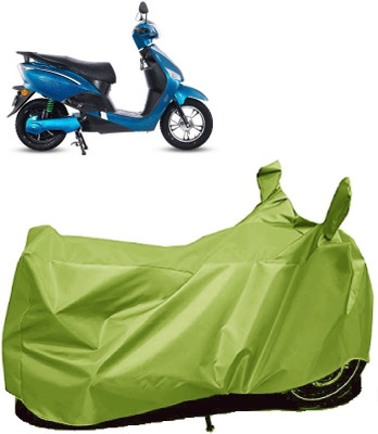 Autoprime Two Wheeler Cover for Hero(Electric Optima Plus BS6, Green)