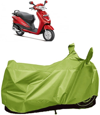 AutoFave Two Wheeler Cover for Hero(Duet LX 110CC, Green)