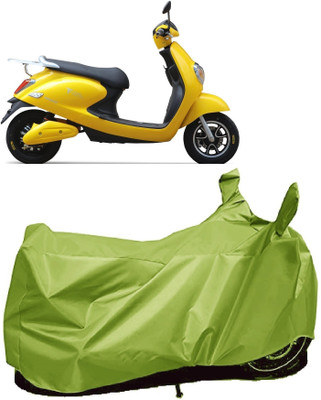 ANTOFY Two Wheeler Cover for Techo Electra(Emerge BS6, Green)