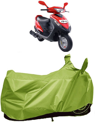 AutoFave Two Wheeler Cover for Mahindra(Flyte, Green)