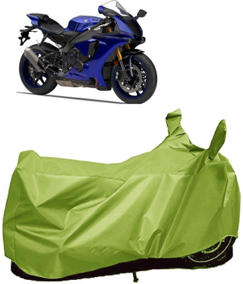 AutoKick Two Wheeler Cover for Yamaha(YZF R1M, Green)