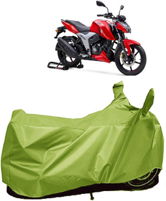 Autoprime Two Wheeler Cover for TVS(Apache RTR 160 4V, Green)
