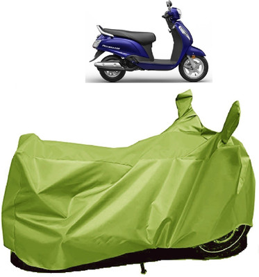 AutoFave Two Wheeler Cover for Suzuki(New Access 125, Green)