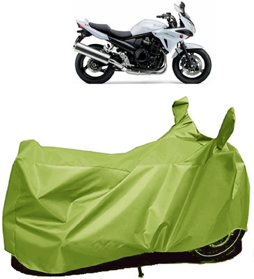 AutoFave Two Wheeler Cover for Suzuki(Bandit, Green)