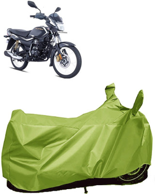 AutoFave Two Wheeler Cover for Bajaj(Platina, Green)