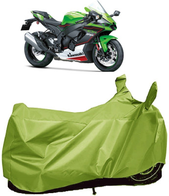 AutoKick Two Wheeler Cover for Kawasaki(Ninja ZX-10R, Green)