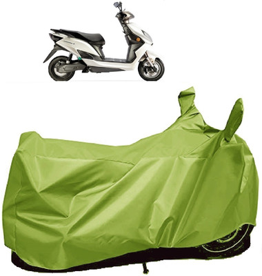 AutoFave Two Wheeler Cover for Bajaj(ComforTec, Green)