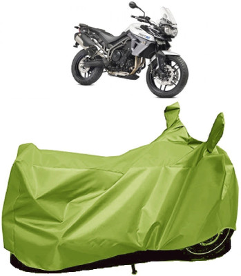 AutoKick Two Wheeler Cover for Triumph(Tiger 800, Green)