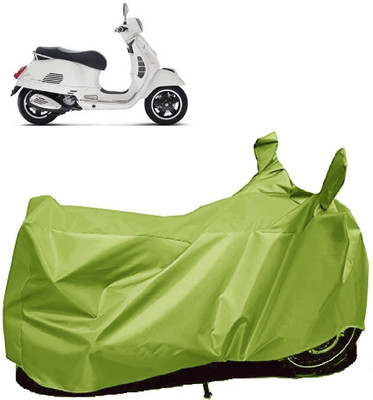 AutoFave Two Wheeler Cover for Vespa(GTS Super 125, Green)