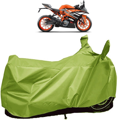AutoFave Two Wheeler Cover for KTM(RC 200 BS6, Green)