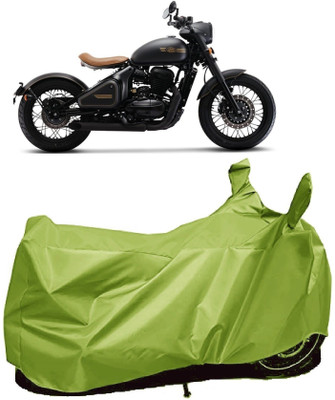 AutoFave Two Wheeler Cover for JAWA(Perak, Green)