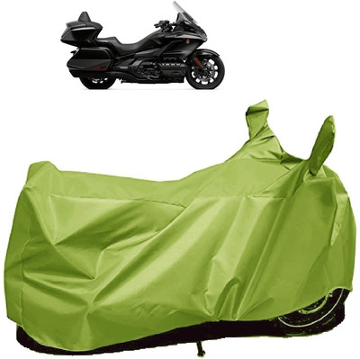 AutoKick Two Wheeler Cover for Honda(Gold Wing, Green)