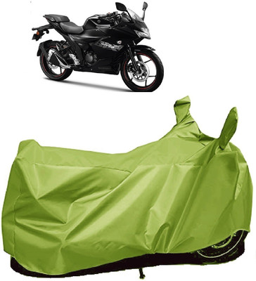 AutoKick Two Wheeler Cover for Suzuki(Gixxer SF 150, Green)