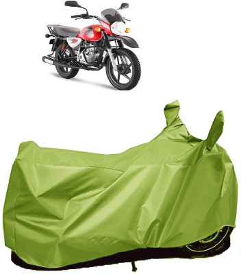 AutoFave Two Wheeler Cover for Bajaj(Boxer AT, Green)