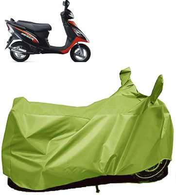 AutoKick Two Wheeler Cover for TVS(Scooty Streak, Green)