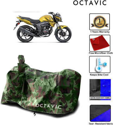 octavic Waterproof Two Wheeler Cover for Honda(Trigger, Green)