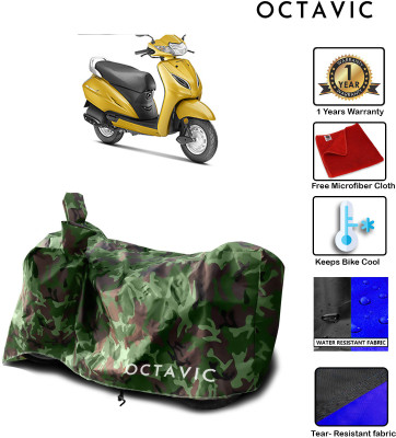 octavic Waterproof Two Wheeler Cover for Honda(Activa 5G, Green)