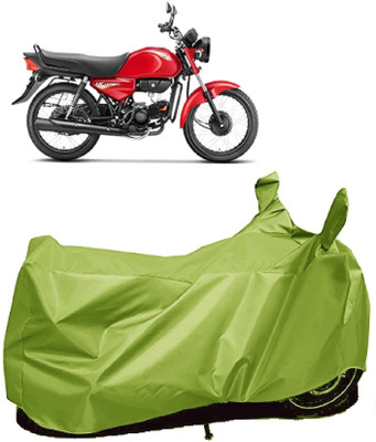 AutoFave Two Wheeler Cover for Hero(HF Dawn, Green)