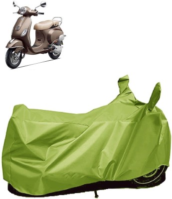 AutoKick Two Wheeler Cover for Vespa(Elegante 150, Green)