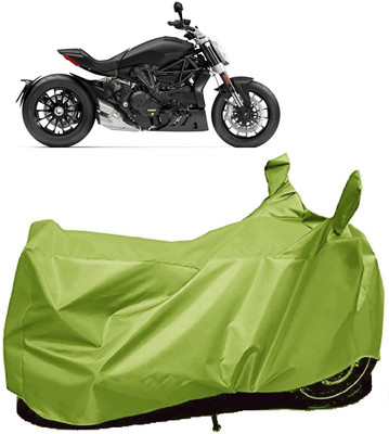 AutoFave Two Wheeler Cover for Ducati(XDiavel, Green)