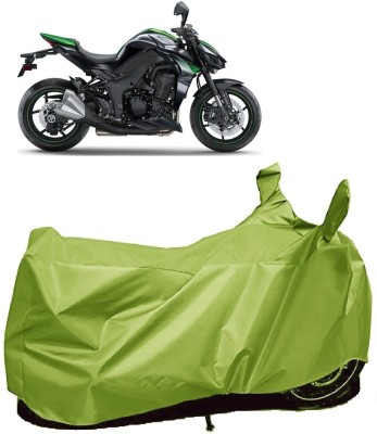 AutoFave Two Wheeler Cover for Kawasaki(Z1000 BS6, Green)