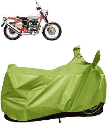 AutoKick Two Wheeler Cover for Royal Enfield(Bullet Trials 500, Green)