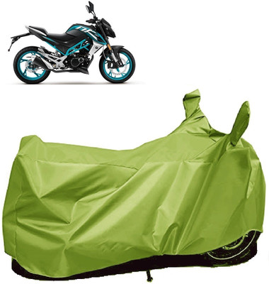 AutoFave Two Wheeler Cover for CFMoto(150NK BS6, Green)