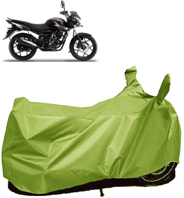 AutoFave Two Wheeler Cover for Bajaj(Discover 150 s, Green)