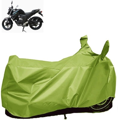 AutoKick Two Wheeler Cover for Yamaha(FZ-S FI, Green)