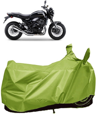 ANTOFY Two Wheeler Cover for Kawasaki(Z900RS BS6, Green)