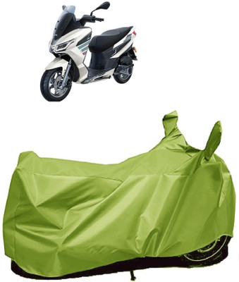 AutoFave Two Wheeler Cover for Aprilia(SXR 160, Green)