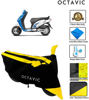 octavic Waterproof Two Wheeler Cover for Honda(Activa i, Yellow)