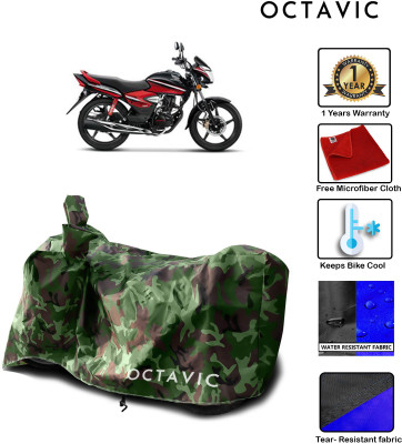 octavic Waterproof Two Wheeler Cover for Honda(CB Shine, Green)