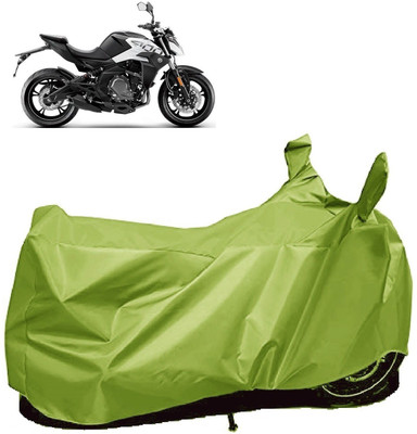 AutoFave Two Wheeler Cover for CFMoto(400NK BS6, Green)