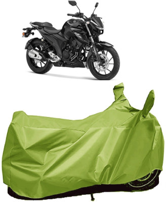 AutoFave Two Wheeler Cover for Yamaha(FZ-25, Green)