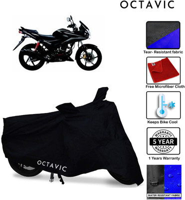 octavic Waterproof Two Wheeler Cover for Honda(CBF Stunner, Black)