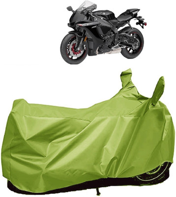 AutoFave Two Wheeler Cover for Yamaha(YZF-R1, Green)