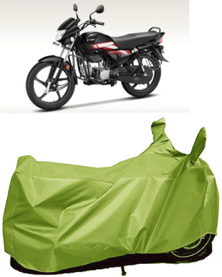 AutoKick Two Wheeler Cover for Hero(HF, Green)