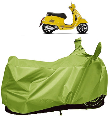 Autoprime Two Wheeler Cover for Vespa(GTS Super 125 BS6, Green)