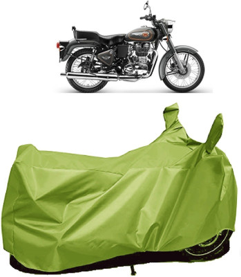 AutoKick Two Wheeler Cover for Royal Enfield(Bullet 500, Green)