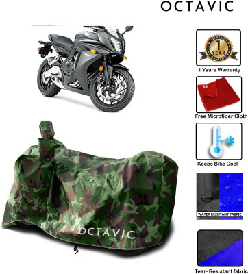 octavic Waterproof Two Wheeler Cover for Honda(CBR 650F, Green)
