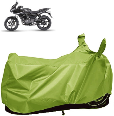 Autoprime Two Wheeler Cover for Bajaj(Pulsar 220, Green)