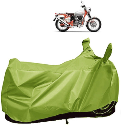 AutoKick Two Wheeler Cover for Royal Enfield(Bullet Trials 350, Green)