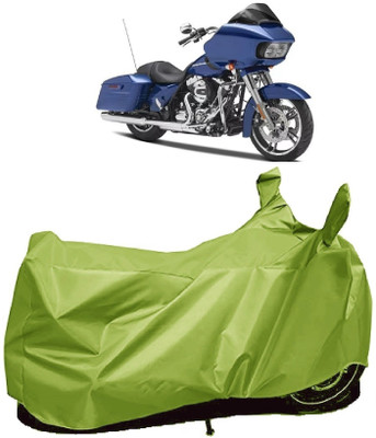 AutoFave Two Wheeler Cover for Harley Davidson(Road Glide Special, Green)
