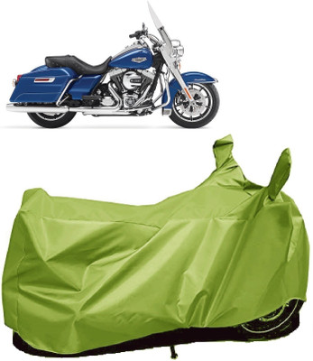 Autoprime Two Wheeler Cover for Harley Davidson(Road King, Green)