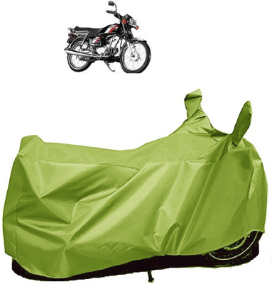 AutoFave Two Wheeler Cover for Hero(CD 100 SS, Green)