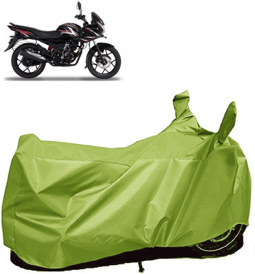 AutoFave Two Wheeler Cover for Bajaj(Discover 150 f, Green)